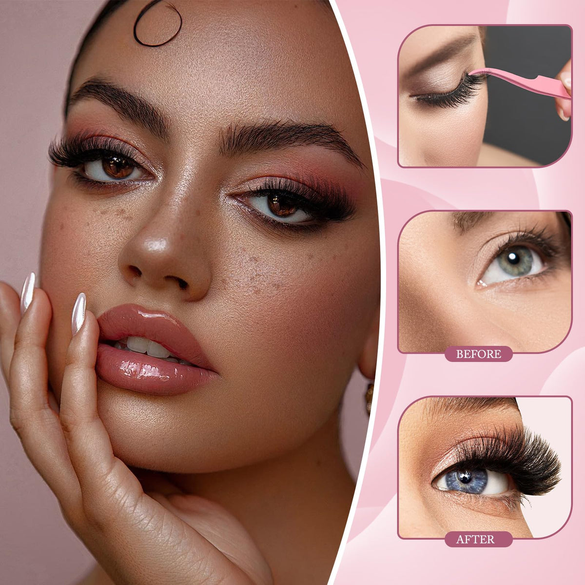 YIDUO application demo using tweezers illustrating easy DIY placement