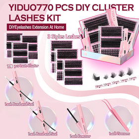 YIDUO faux mink fibers close-up highlighting lightweight texture for comfortable wear
