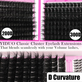 YIDUO close-up of 3D cluster fibers highlighting texture and volume