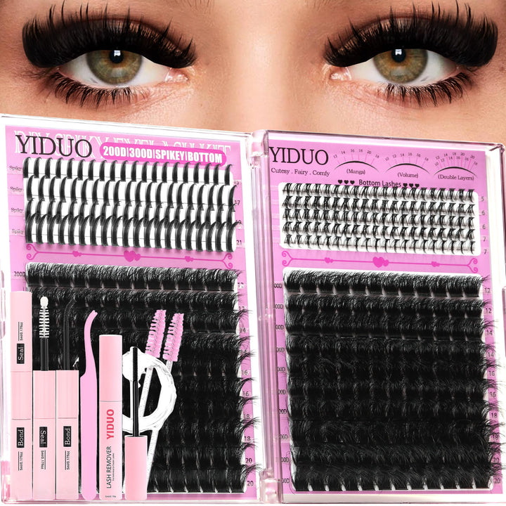 YIDUO front packaging showing full kit and tools for versatile looks