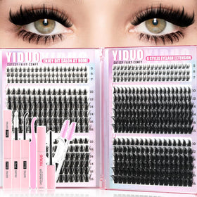 YIDUO front packaging showing full manga lash kit and included tools