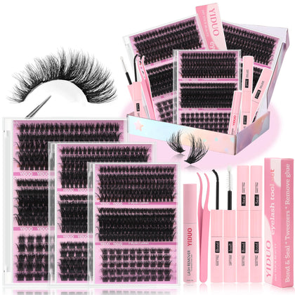 YIDUO front packaging showing full kit and included tools for easy at-home application