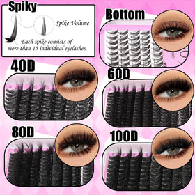 YIDUO arranged cluster lengths showing 8–18mm options for styling