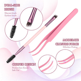 YIDUO lifestyle image of woman wearing lashes for everyday glam