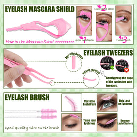 YIDUO lifestyle image of woman wearing wispy lashes for lifted look