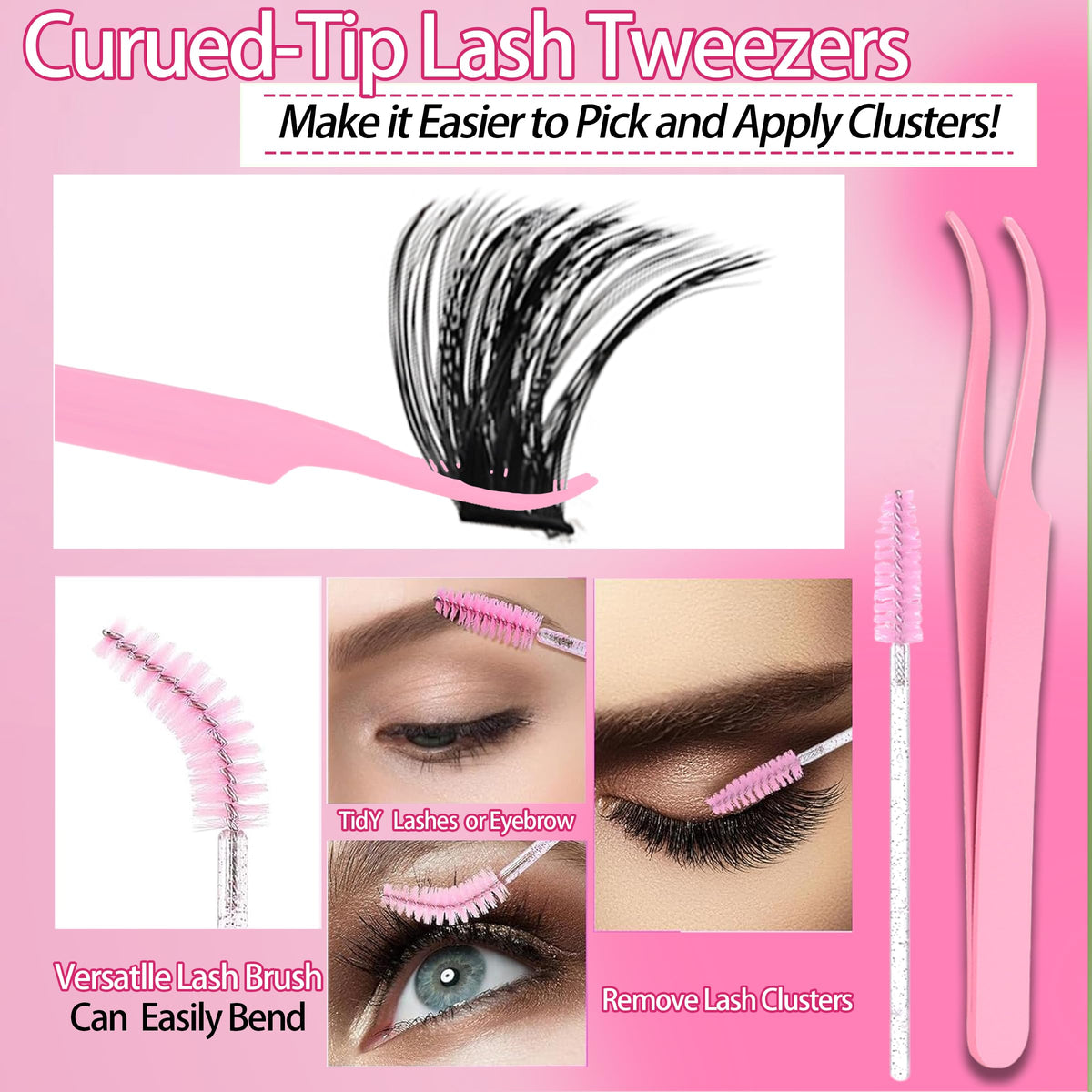 YIDUO model wearing cluster lashes in a lifestyle setting showing everyday comfort