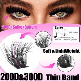 YIDUO spike extensions detail for dramatic manga-style accents