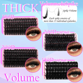 YIDUO adhesive bottle, remover, tweezers and brushes laid out for easy DIY lash application