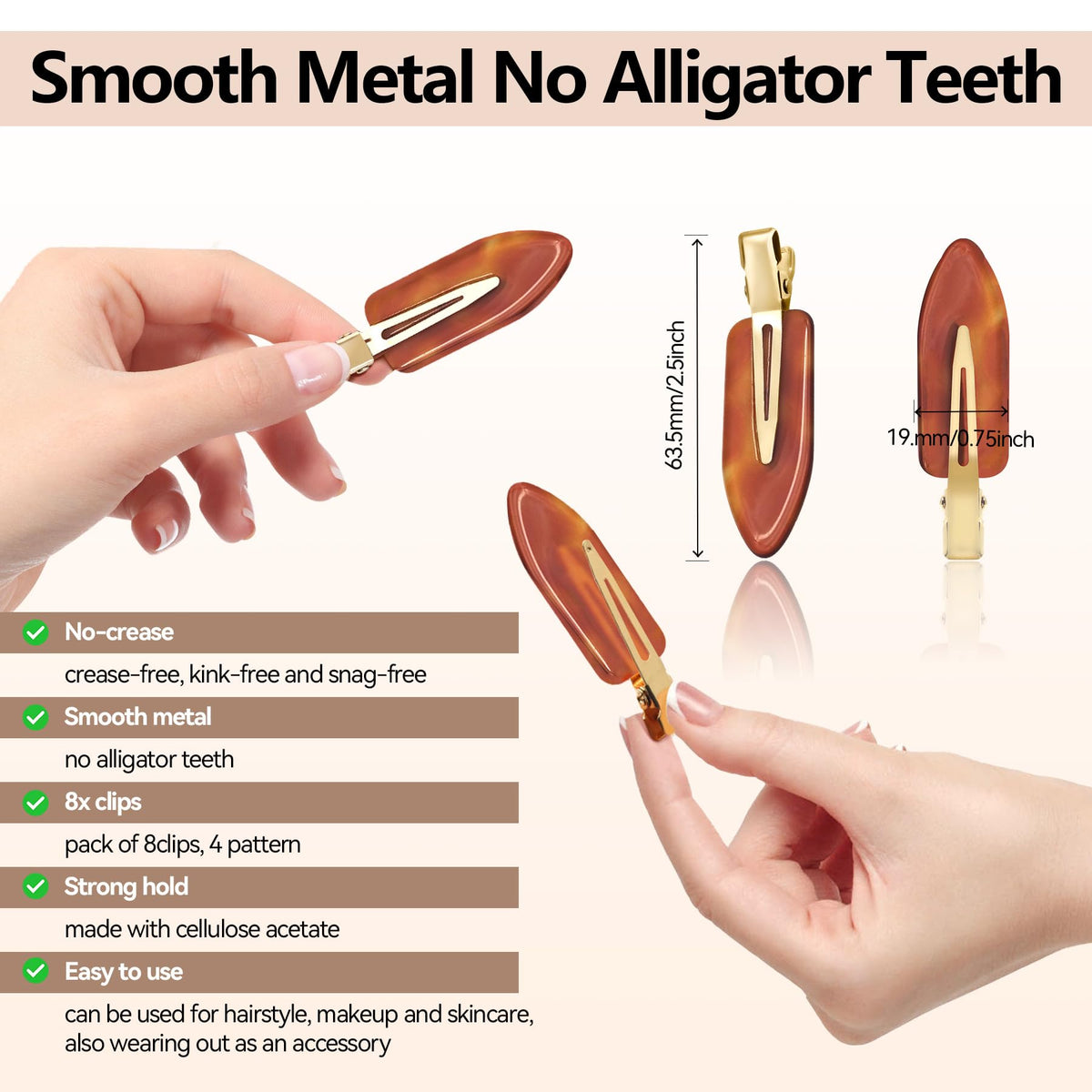 YIERSO clip used in salon styling securing sections quick and creaseless