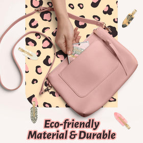 YIERSO clips in makeup bag illustrating easy portability and convenience