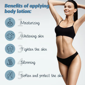 Yiesoum applicator in shower applying gel for hands-free cleansing
