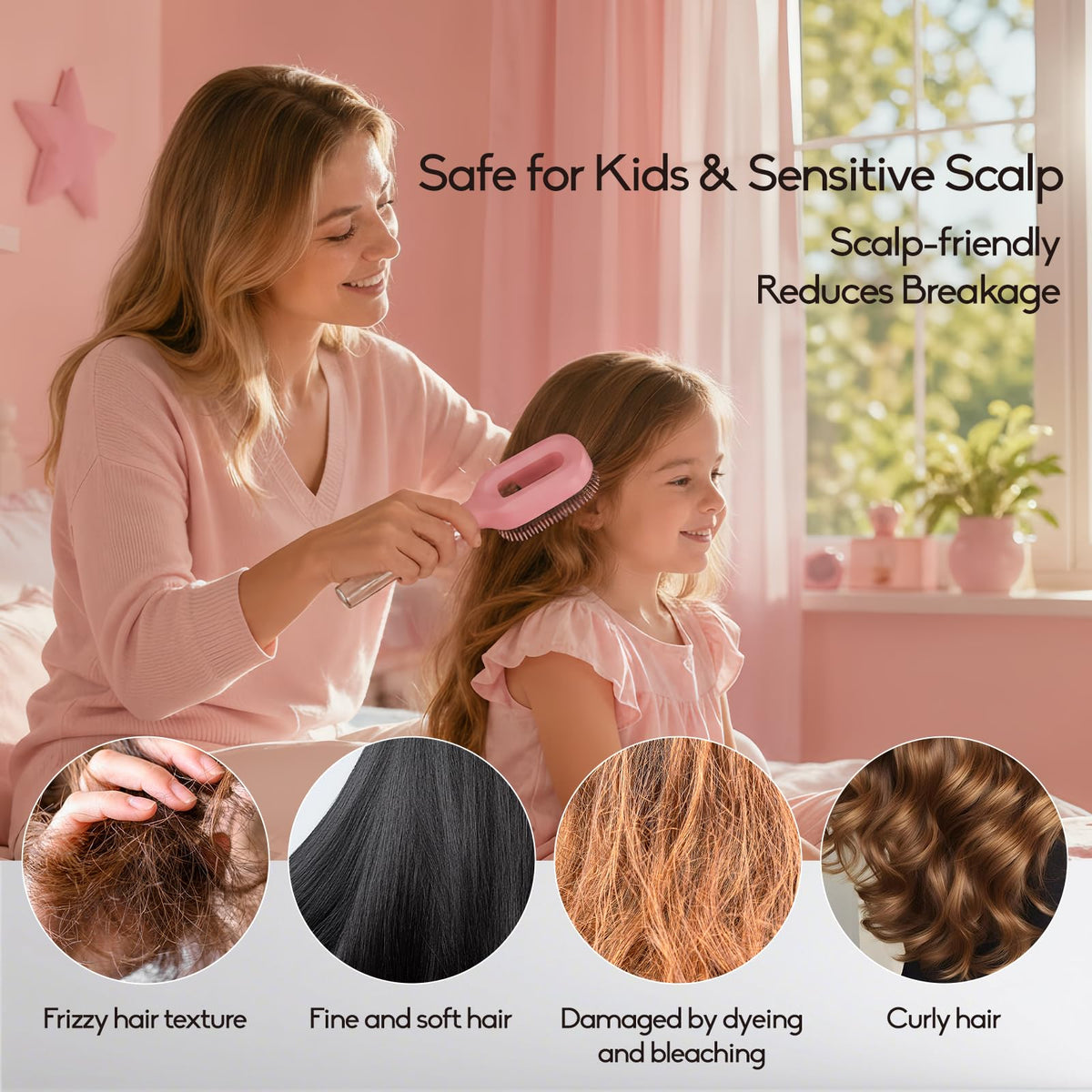 YIHKQDL fine mist spraying to smooth frizz and control static