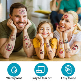 YINFENGKANHAI tattoo worn on arm showing size and kid-friendly look