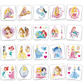 YINFENGKANHAI front packaging showing 40-sheet princess tattoo pack, easy party favor