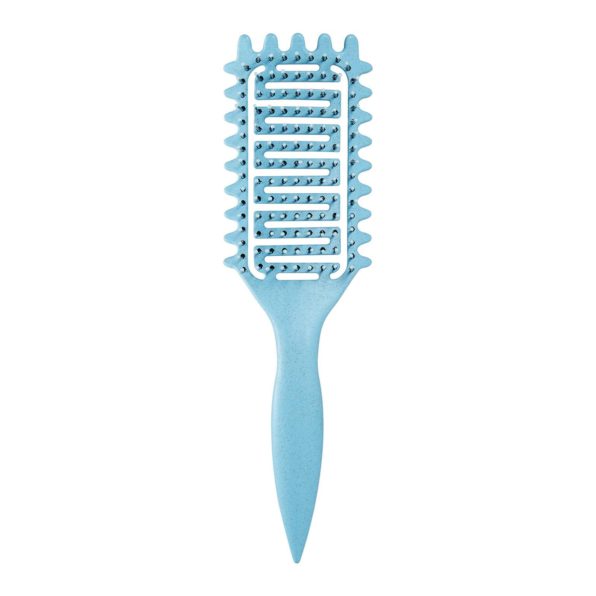 Yingbtr brush front view showing curved head and vented design for faster drying