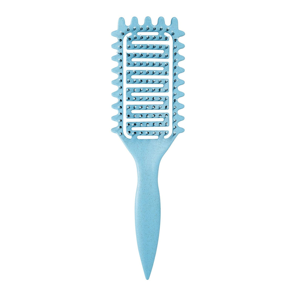 Yingbtr brush front view showing curved head and vented design for faster drying