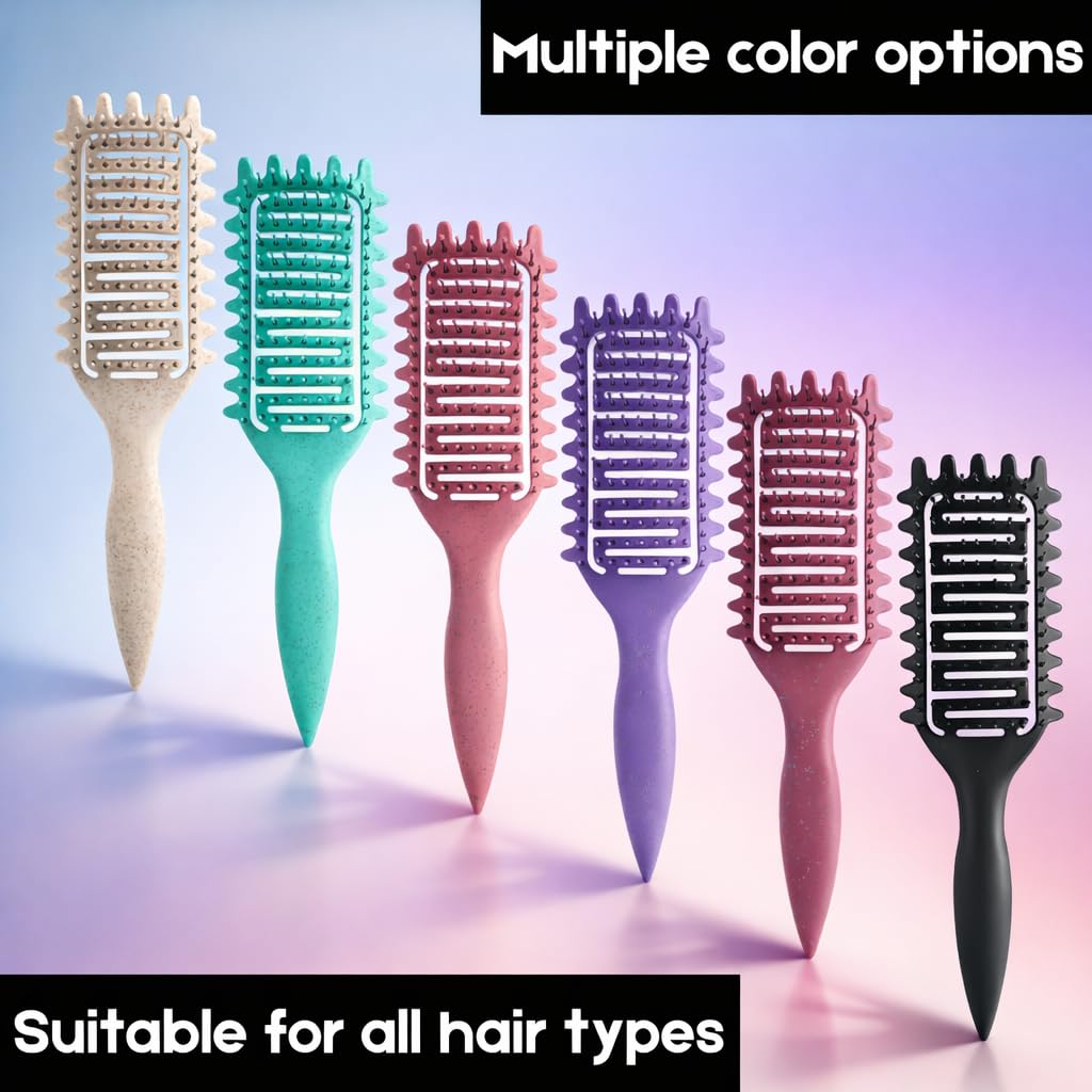 Yingbtr brush held in hand to show compact size and comfortable grip