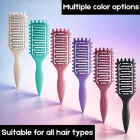 Yingbtr brush held in hand to show compact size and comfortable grip