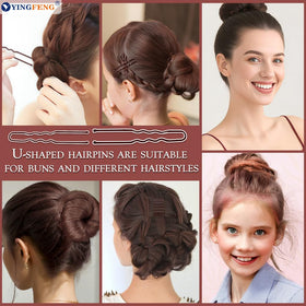 YINGFENG elastic hair bands piled to show flexible rubber for durable tension