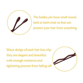 YINGFENG bobby pins securing an elegant updo to keep styles intact longer