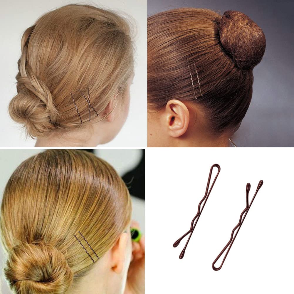 YINGFENG bobby pin in hand to show 1.38 inch size and compact portability