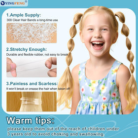YINGFENG invisible hair net stretched to demonstrate breathable coverage
