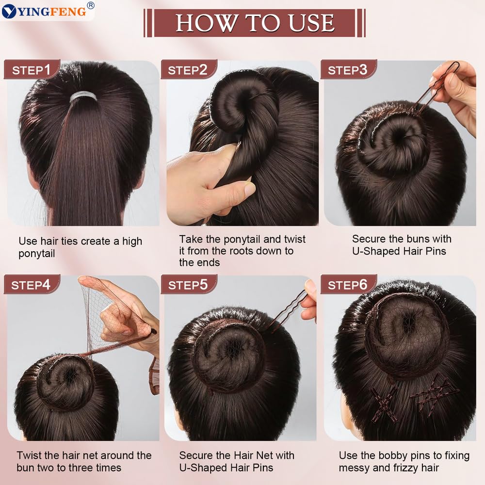 YINGFENG nylon hair net stretched to demonstrate breathable, soft mesh comfort