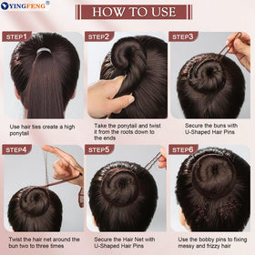 YINGFENG nylon hair net stretched to demonstrate breathable, soft mesh comfort