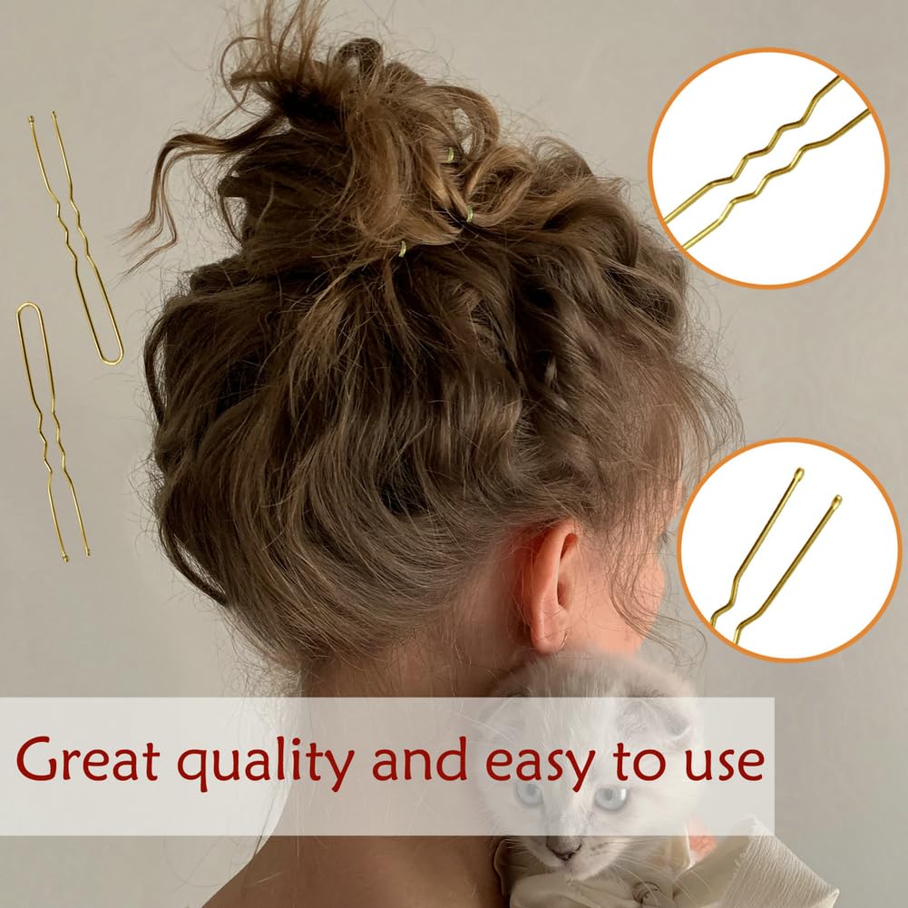 YINGFENG pin inserted into a bun demonstrating secure updo hold during styling