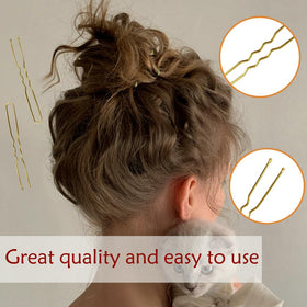 YINGFENG pin inserted into a bun demonstrating secure updo hold during styling