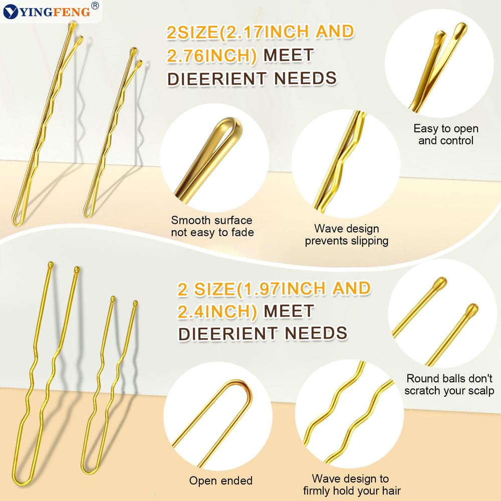 YINGFENG scale comparison of varied pin sizes for styling precision