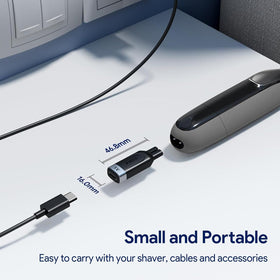 Yinke adapter closeup of USB-C port and casing for reliable connection benefit