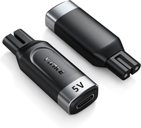 Yinke adapter front view showing compact profile and easy storage benefit