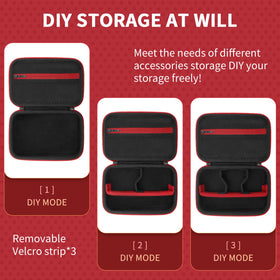 Yinke trimmer and attachments stored neatly inside for secure transport