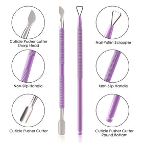 YINYIN dual-ended cuticle pusher detail for controlled pushing and scraping