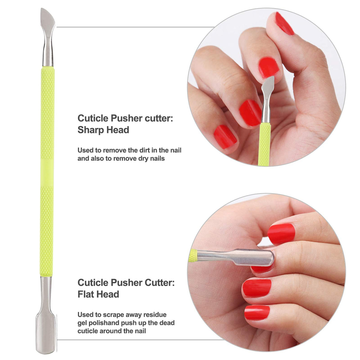 YINYIN nipper beside fingers to show size and accurate trimming benefit