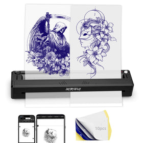 YIRIGUI front view showing compact printer for portable stencil printing benefit