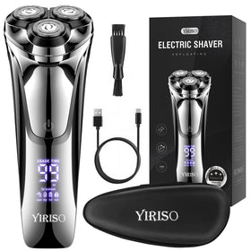 YIRISO front view with LCD display showing battery, clear control benefits