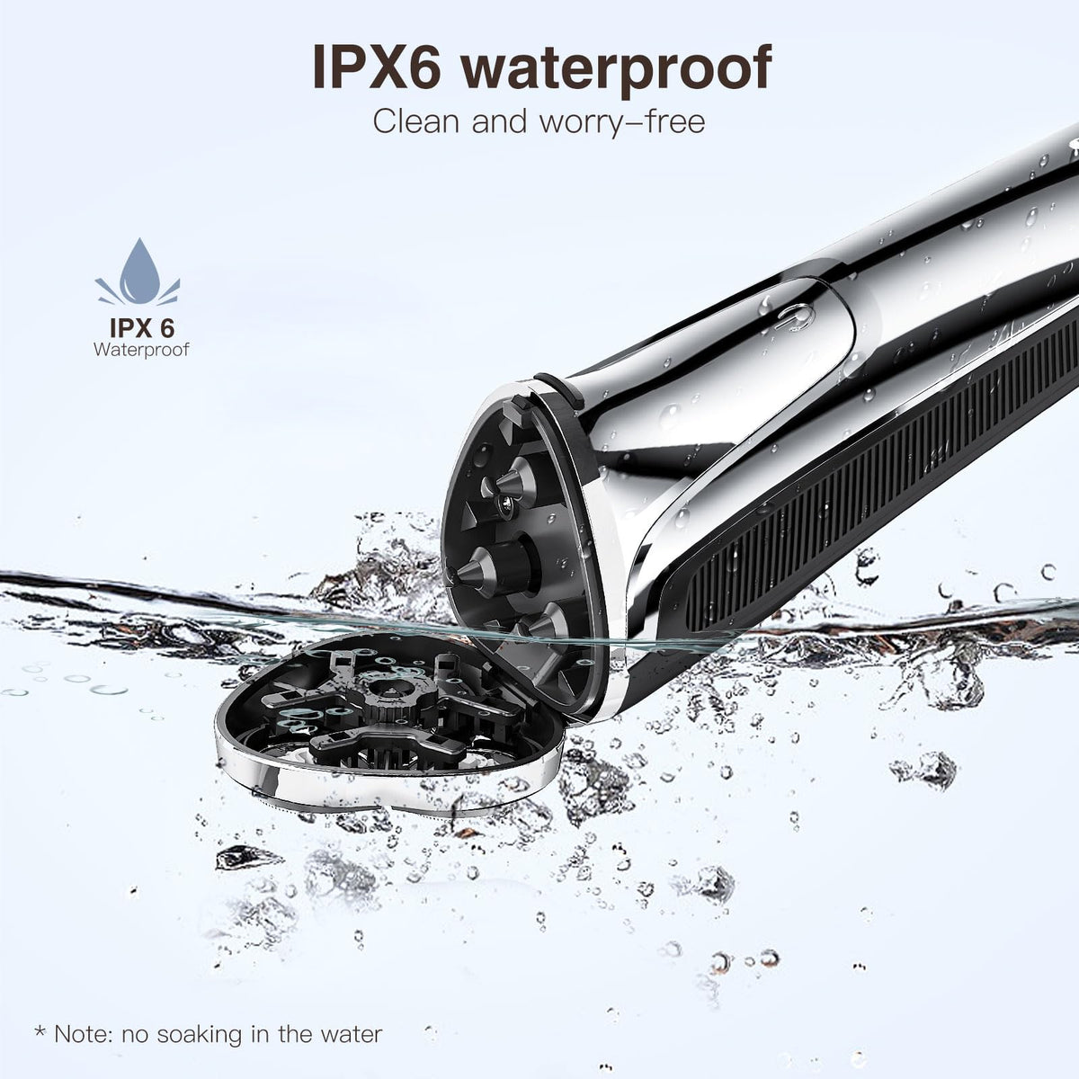 YIRISO waterproof rinse under tap for quick cleaning and durability