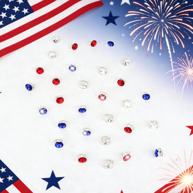 YISSION gift box display with red white blue clips ideal for gifting