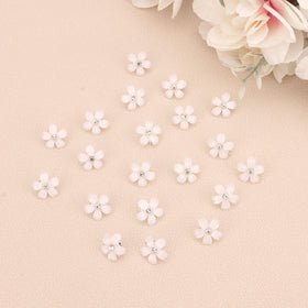 YISSION clips styled in a bridal hairdo to add refined floral accents