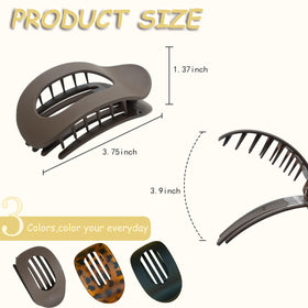 YIZHEDE clip used in half-up hairstyle for comfortable all-day wear