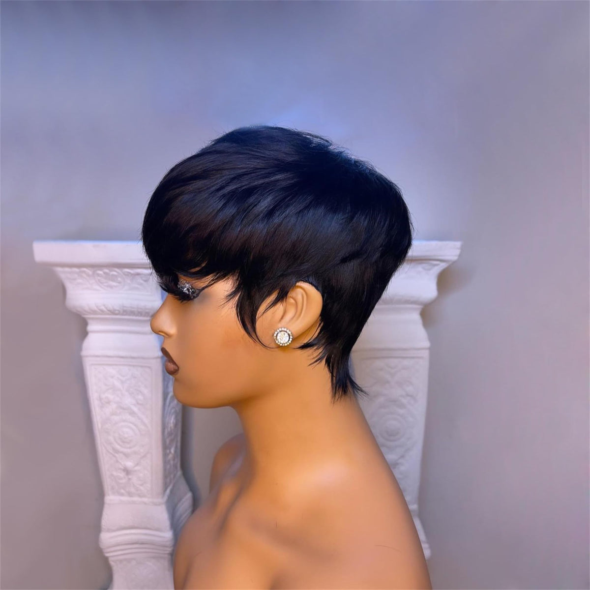 YJOQOKOA close-up of bangs detail showing cut precision and natural movement benefit