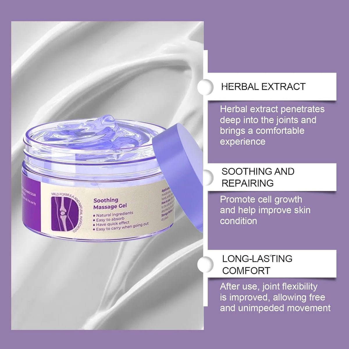 Close-up of Ylahdent ingredients label showing natural extracts and gentle formulation