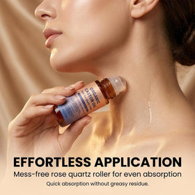 Ylahdent rose quartz roller closeup delivering cooling application benefits