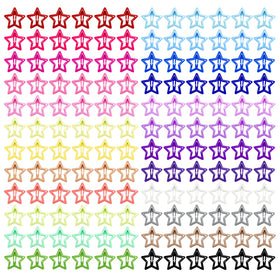 YLMUSU front packaging showing colorful star clips and clear case for easy access