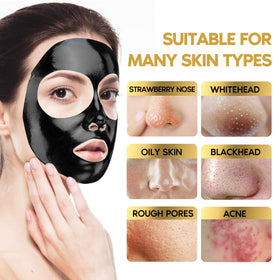 YLNALO mask applied on nose closeup, demonstrating pore coverage and cleaning