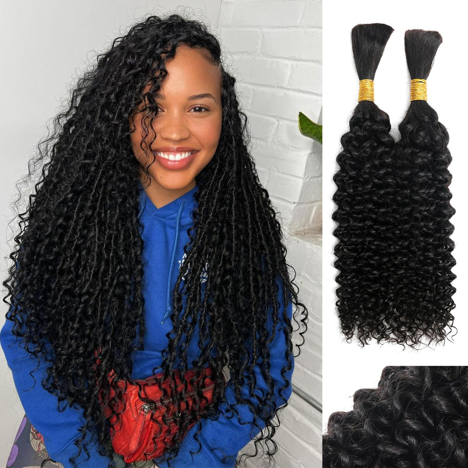 YNiSew front packaging showing two 50g no-weft bundles and natural finish benefit