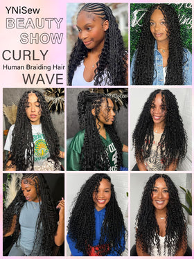 YNiSew styled boho braid look demonstrating natural movement and styling versatility benefit