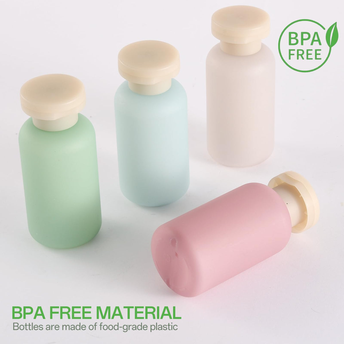 YNSHOUNA 100ml squeeze bottle closeup with leak-proof flip cap for mess-free use